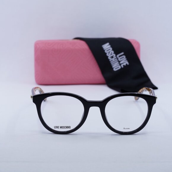 🕶️ New Moschino MOL518 0807 00 Eyeglasses - Black Frame, 49mm - Picture 11 of 11